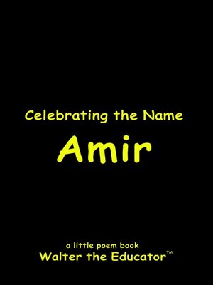cover image of Celebrating the Name Amir